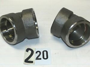 2 in. Socket 6000# Forged Steel 45 Degree Elbow SW 2&#034; X3M