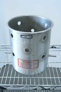 Labconco 8&#034; Dia x 9-1/2&#034; W, Drum Manifold Freeze Dryer Component 12 Holes
