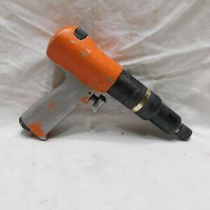 Cleco Pneumatic 1/4&#034; Reversible Orange Screwdriver with Trigger 8RSAPT-10BQ