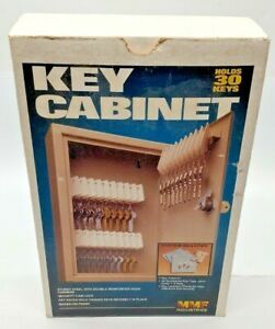 MMF Key Cabinet 30-Key Steel 8 x 2 5/8 x 12 1/8 shop garage valet home office