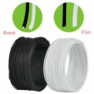Plastic Coated Wire Tie Twist Tie Flat Bottom/Round 0.45/0.55/0.75/0.9/1.2/1.5mm