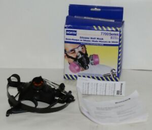 North Safety Products 770030L Silicone Half Mask Large Cartridges Not Included