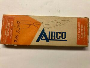 AIRCO Pure Tungsten Electrode 8 Pcs. 1/16&#034; Dia. x 7&#034; Long