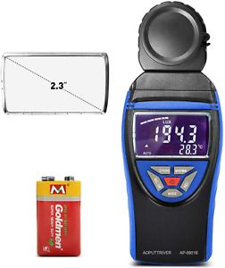 Digital Light Meter AP-8801B Lumen Meter Range Max up 400,000Lux 270°Flexible