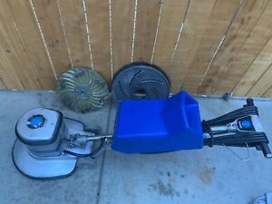 Hard Surface Prep Concrete Scarfier Hexpin turbo &amp; Carpet Brush 19” 110v 1ph