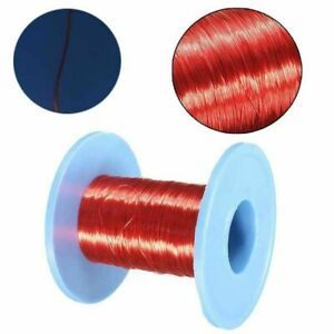 100m Red Magnet Wire 0.2mm Enameled Copper Wire Round Magnetic Coil Winding