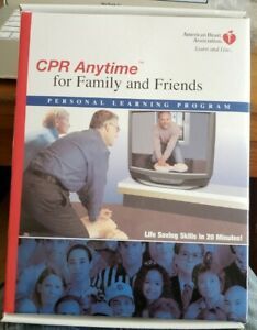 CPR Anytime for Family and Friends Personal Learning Program Kit, Open Box