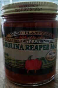 Carolina Reaper Hottest Mash! A little is all you need! 9oz Glass Jar! BB:9/21!