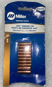 Miller Genuine .045&#034; Contact Tips for Millermatic Series - Qty 10 - 000069
