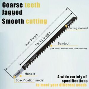52pcs Jig Saw Blade Metal Carbon Steel Jigsaw Blades Wood Cutting Power Cutter