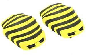 Armadillo System Replacement Black / Yellow Hard Plates for Armadillo Knee Pads
