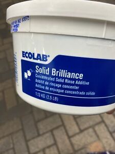 ECOLAB SOLID BRILLIANCE (2) RINSE ADDITIVE