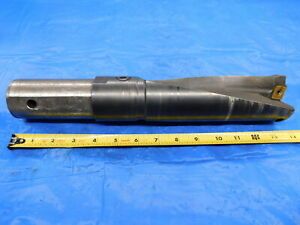 2 1/2 O.D. COOLANT THRU INDEXABLE INSERT DRILL 2&#034; SHANK 2 FL 2.5 HOLDS SNMG