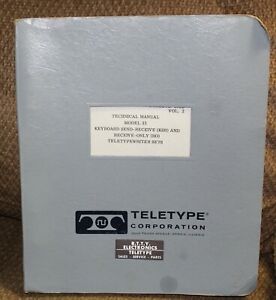 Teletype Model 35 Bulletin 281B Technical Manual - Vol 2
