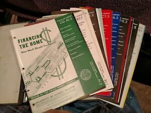 University Illinois Small Homes Council 25+ Circulars Bulletins 1945-1951 SMC