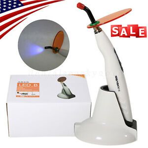 USA Dental Wireless LED Curing Light Cure Lamp LED-B 1400mW Composite Resin Top!