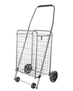 Pop &#039;n Shop Folding Cart with Pop on Wheels and Foam Han