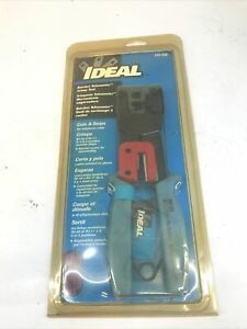 Ideal Ratchet Telemaster Crimp Tool 30-696 RJ-11 RJ-45 New Sealed Nose