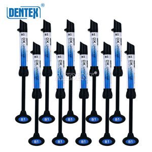 10X DENTEX Dental Universal Light Cure Composite Resin Syringe B1 Shade 4g/pc