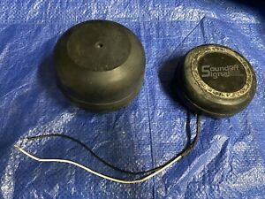 SOUNDOFF SIGNAL SOS WHELEN FEDERAL SIGNAL POLICE SIREN SPEAKER DRIVER SET