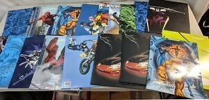 19 Pack of Trapper Folders: Spiderman, Cars, Fantastic Four, etc