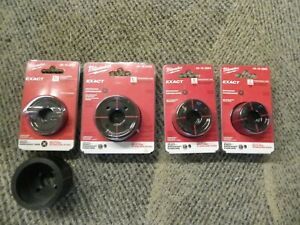 LOT OF 5 - MILWAUKEE KNOCKOUTS - 3/4&#034;, 1&#034;, 1-1/4&#034;, 1-1/2&#034; (NEW)
