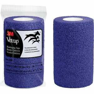 3M Vetrap 4 In. x 5 Yd. Purple Bandaging Wrap 1410PR Pack of 18