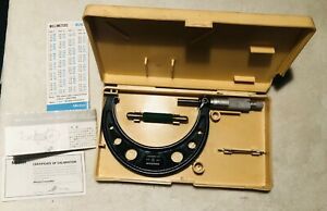 MITUTOYO INDICATING MICROMETER 3-4 INCH .0001 NO.202-211.INSPECTION GRINDER