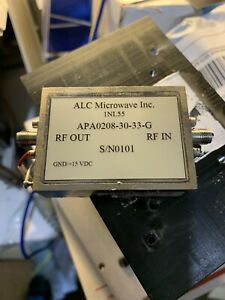 ALC Microwave 2-8GHz Power Amplifier 1W Output Tested
