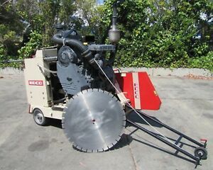 Edco SS-65-57D Concrete Cement Saw 50hp Deutz Diesel Engine Self Propelled