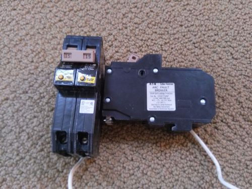 Eaton culter-hammer 2 pole 15a arc fault breaker 120v and ch2215af for sale