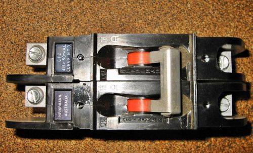 Heinemann 2 pole hydraulic magnetic circuit breaker, 16a, made australia for sale