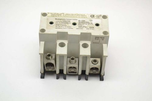 Westinghouse lfd3150r current limiter 3p 80-150a amp parts breaker b385045 for sale