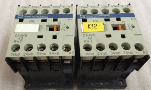 Lot Of 2, Telemecanique CA4KN40BW3 Shipsameday#137H51