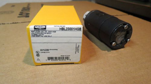 Hubbellock hbl23001hgb connector,20 a,125vac for sale