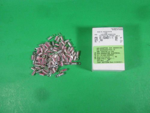 Tyco electronics electrical connector -- 8-53407-1 -- (lot of 100) new for sale