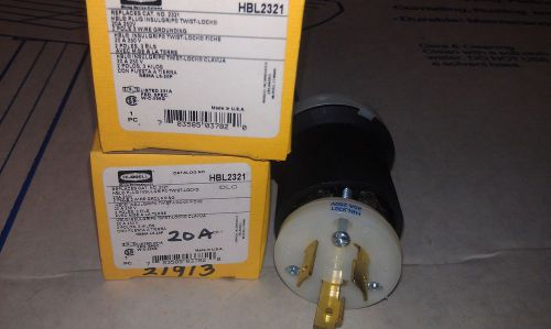 HUBBELL HBL2321 20 AMP 120/208V 3 WIRE 2 POLE - NEW OLD STOCK - NOS
