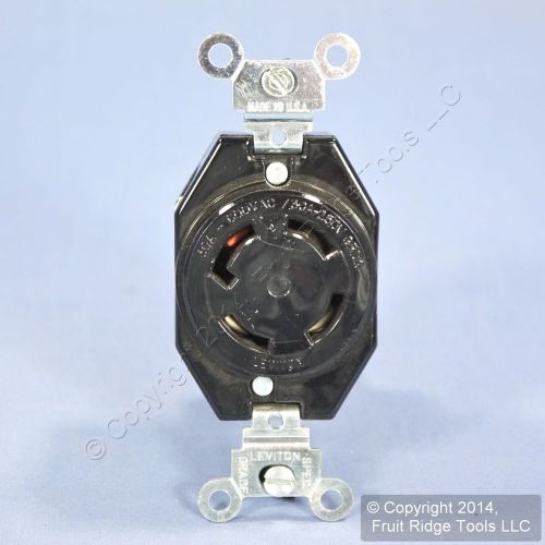 Leviton non-nema turn locking receptacle outlet 30a 250v ac/dc 600v bulk 3430-g for sale