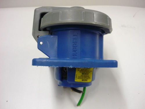 Hubbell pin&amp;sleeve hbl332r6w receptacle 32a 2p3w single phase 332r6w  used for sale
