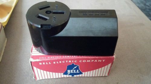 BELL ELECTRIC BELL DE LUXE 5O AMP 250 VOLTS RECEPTACLE