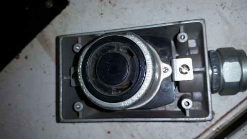 A-h hart-lock connector socket receptacle 50a 250vdc-50a 600vac for sale