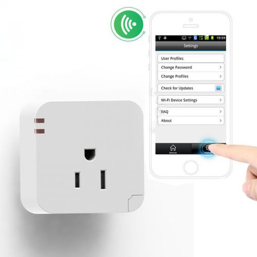 Wireless US WiFi Phone Remote Repeater Smart AC Plug Power Switch Socket Modish