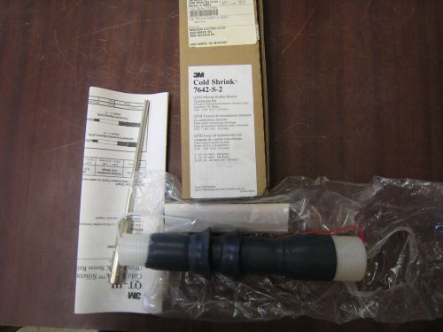 3M COLD SHRINK 7642-S-2 SILICONE RUBBER SKIRTED TERMINATION KIT NE FREE SHIPPING