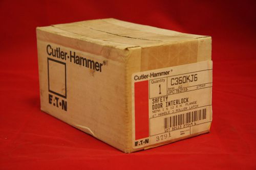 Cutler hammer c360kj6 safety door interlock a2 nema 1 &amp; 12 6&#034; handle eaton nib for sale