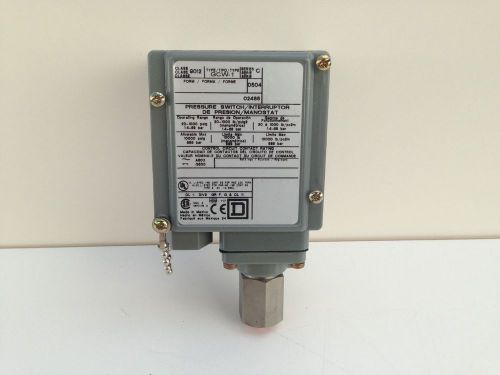 Square d 9012gcw-1 adjustable differential industrial pressure switch for sale
