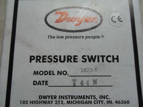 (l10) 1 nib dwyer 1823-5 series 1800 pressure switch for sale
