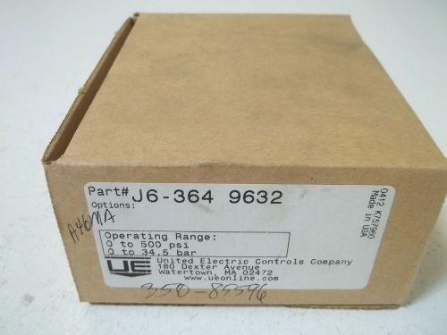 United electric controls j6-364 9632 pressure switch *new in a box* for sale