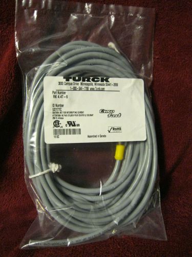 TURCK  RK 4.4T-6  CABLE ASSEMBLY 4/22 AWG   NNB
