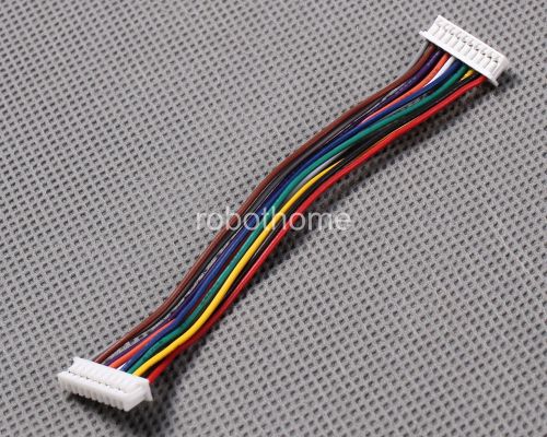 10pcs stable 1.25mm 80mm 10pins double-end cable female to female wire plug for sale