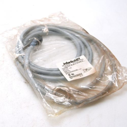Lot 5 new interlinkbt rsfp-579-3m cable 3 meter length devicenet minifast 5 pin for sale